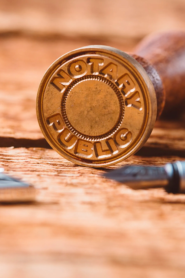 Hand handing over documents